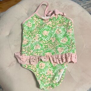 Lilly Pulitzer baby girl swimsuit size 6-12 months in great condition.